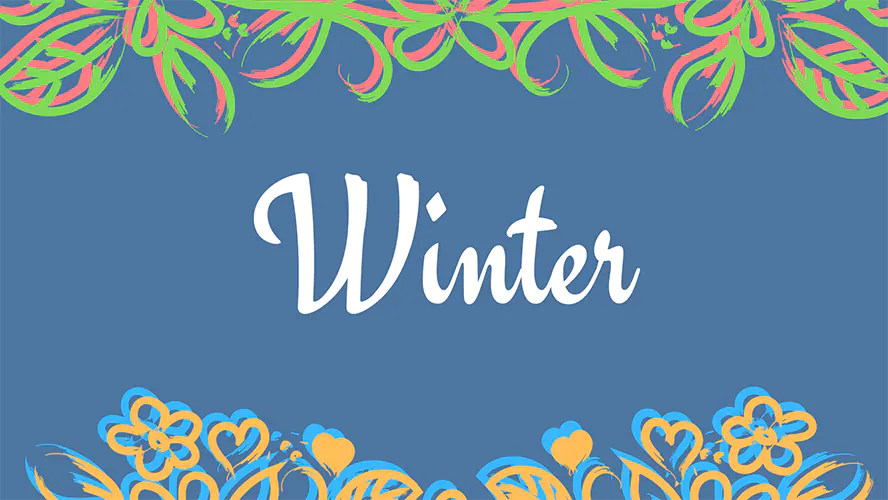 Winter 2022 2023 2024 2025 2026 2027 2028